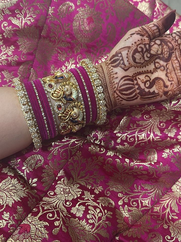 Antique Gold Lakshmi Churi